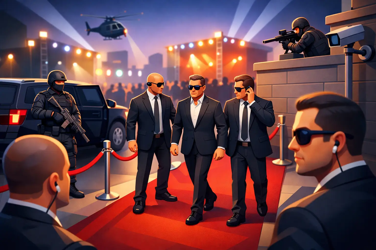 VIP Close Protection for High-Risk Events