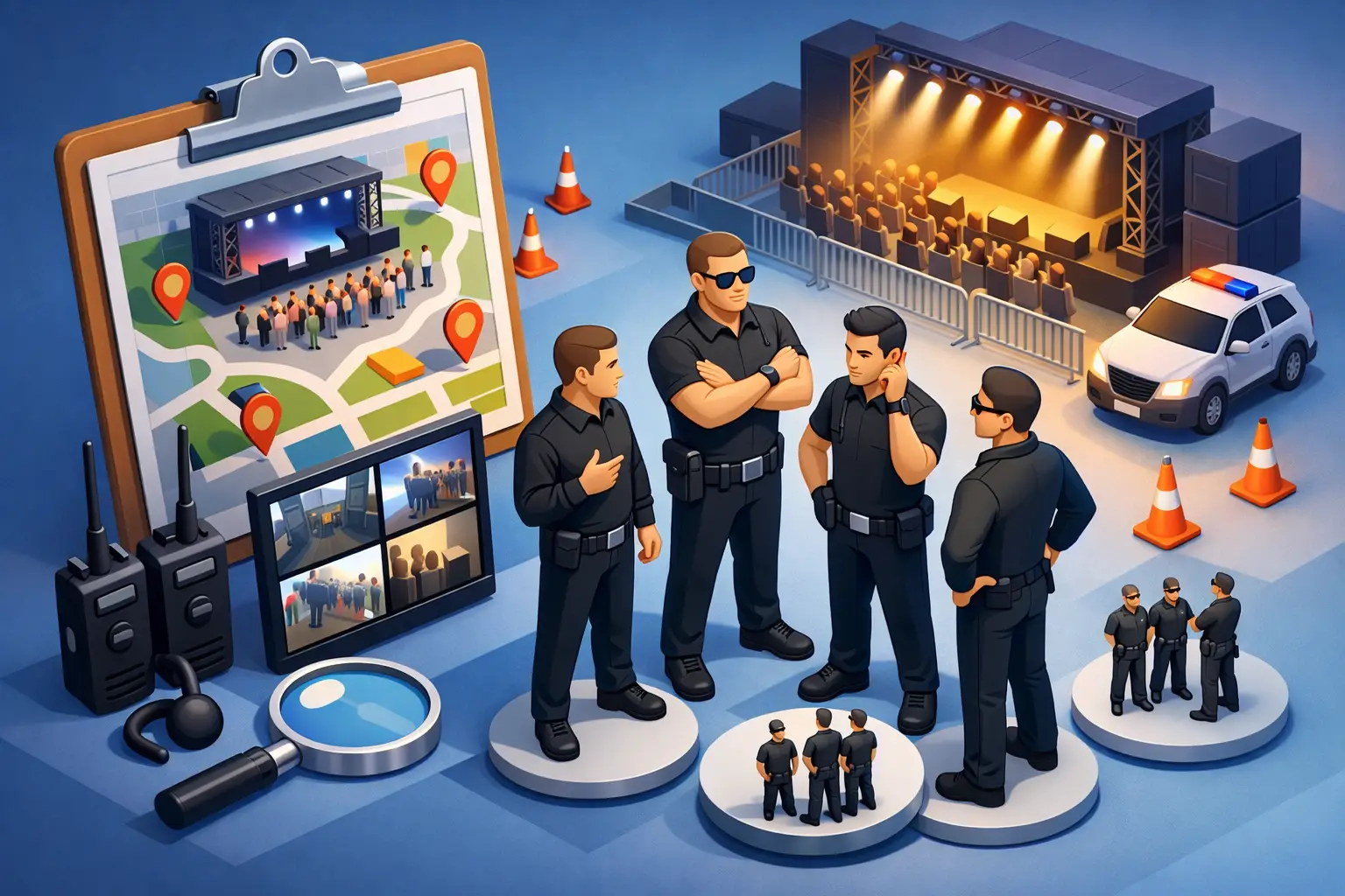How Many Guards Does an Event Need?