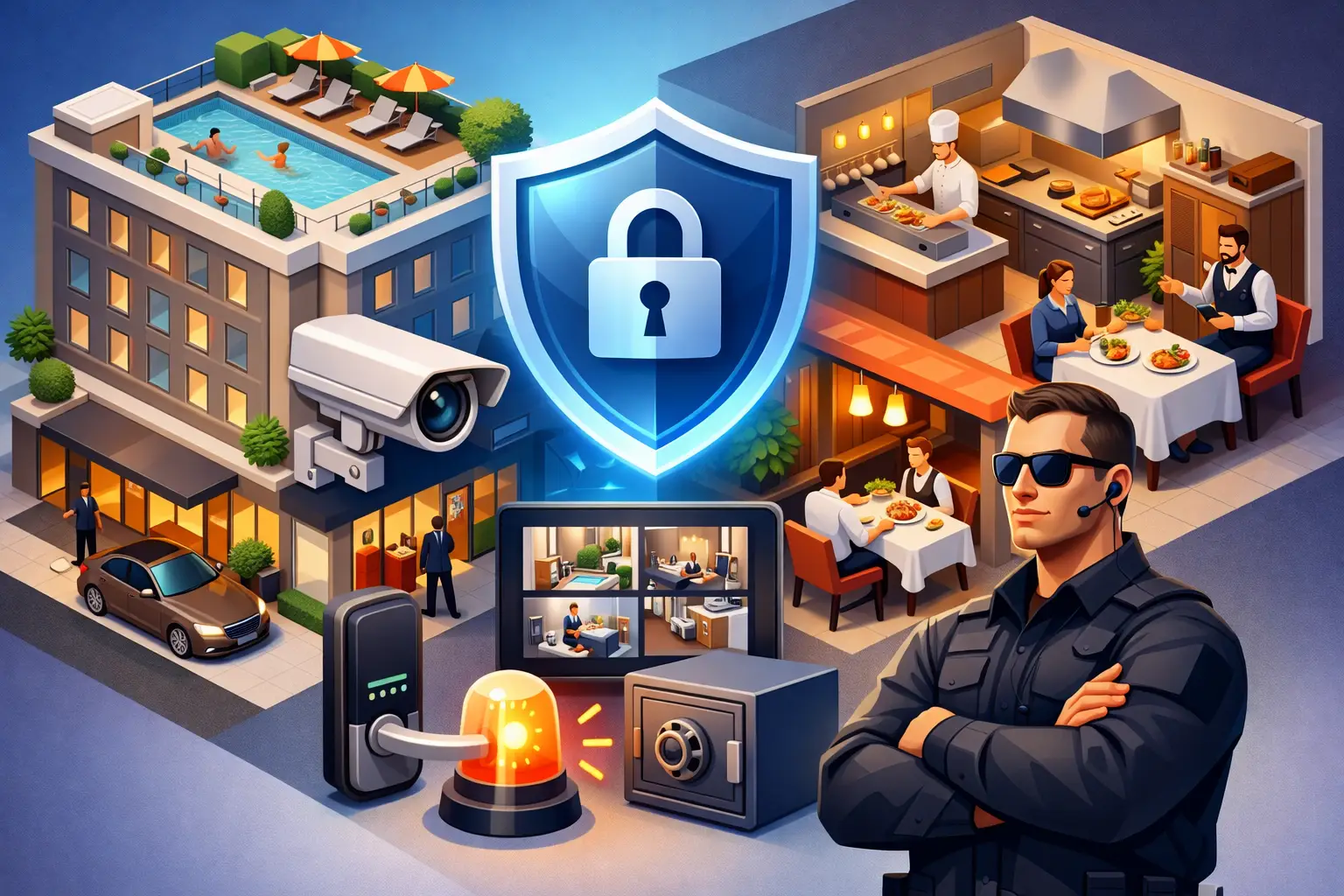 Hotel and Restaurant Security That Protects Service