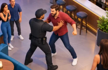 Can Security Guards Manage Aggressive Patrons?